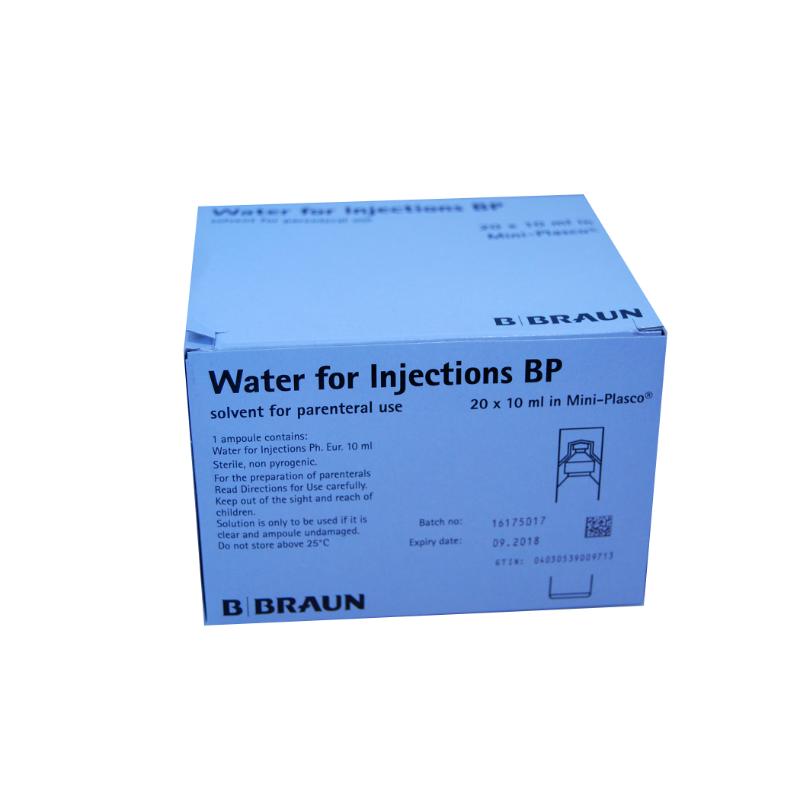 WATER FOR INJECTION BP [MINI-PLASCO] (20X10ML)