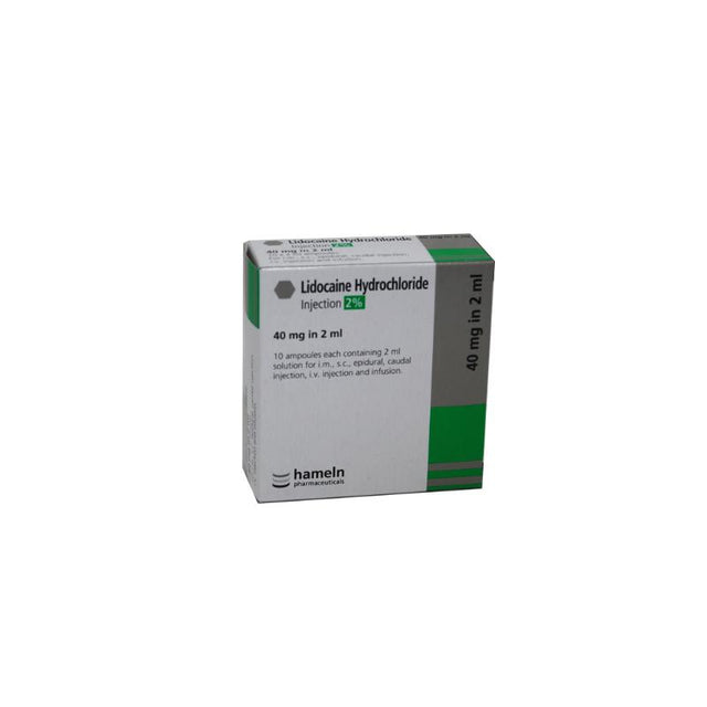 LIDOCAINE INJ 2% (10X2ML)