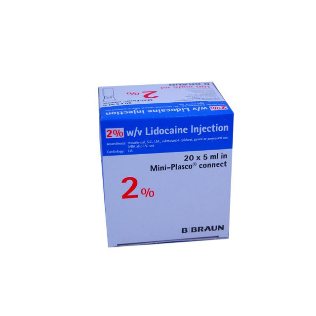 LIDOCAINE INJ 2% [MP CONNECT] (20X5ML)