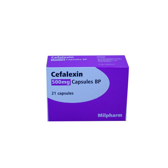 CEFALEXIN CAP 500MG (21)