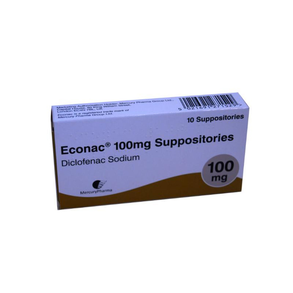 DICLOFENAC SUPPOS 100MG (10)