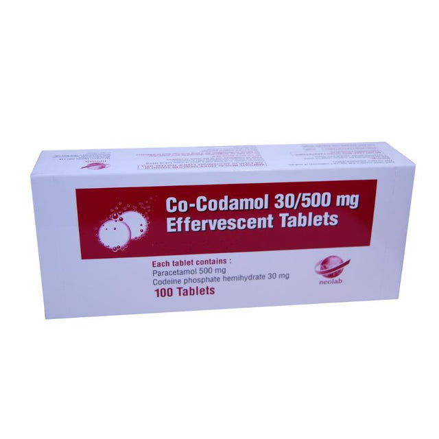 CO-CODAMOL EFF TAB 30/500MG (100)