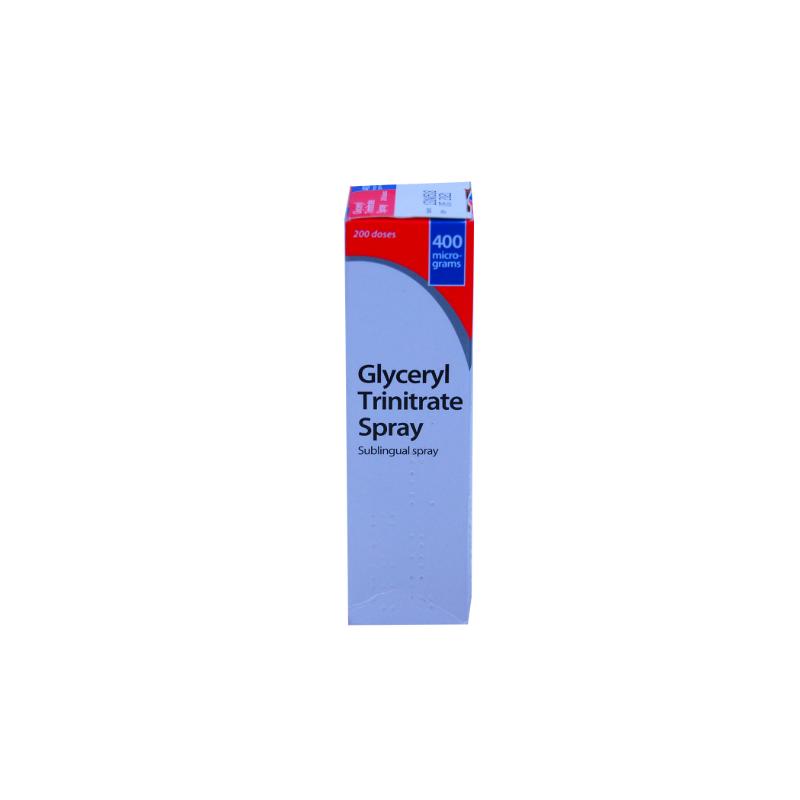 GLYCERYL TRINITRATE SPRAY 400MCG (180 DOSE)