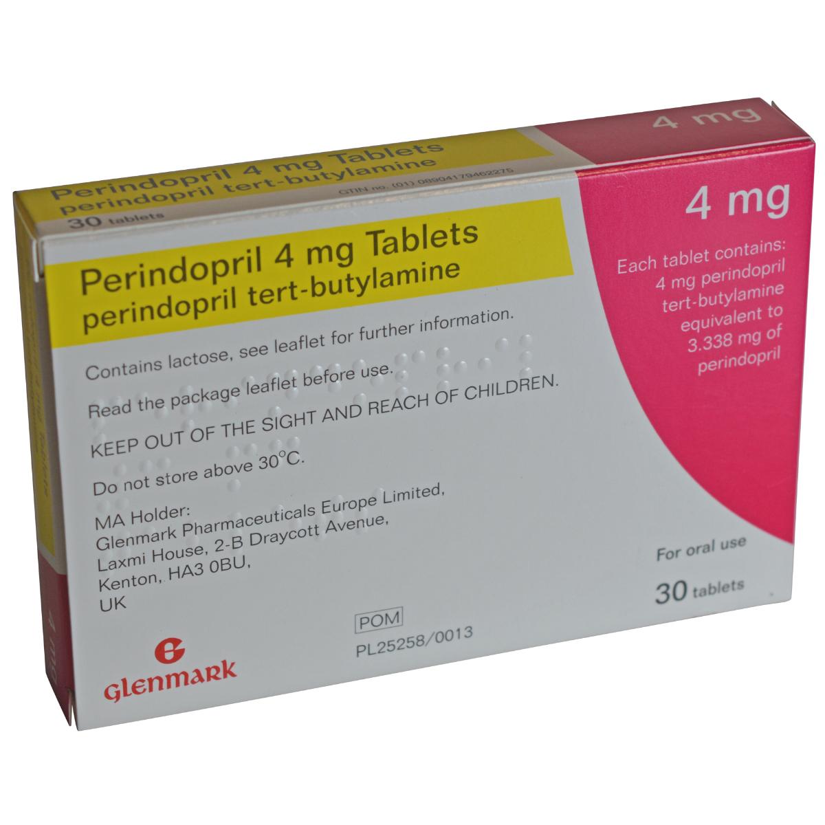 PERINDOPRIL TAB 4MG (30)