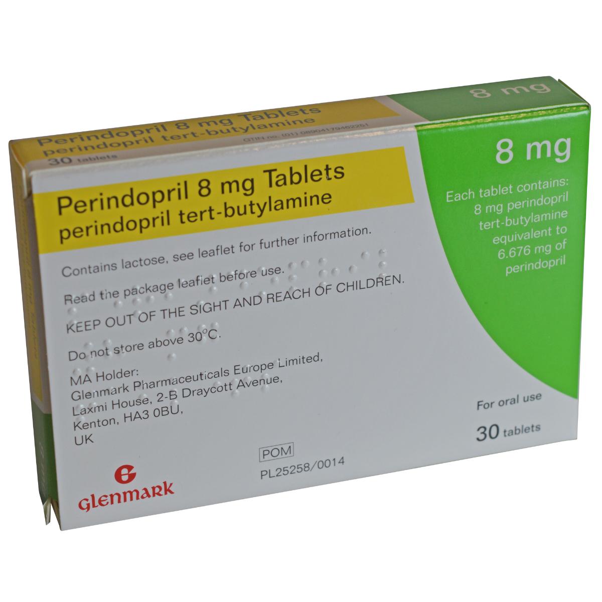 PERINDOPRIL TAB 8MG (30)