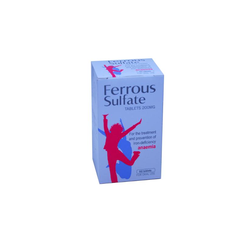 FERROUS SULPHATE TAB 200MG (60)