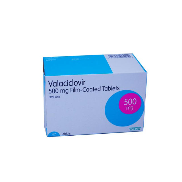 VALACICLOVIR TAB 500MG [TEVA] (42)