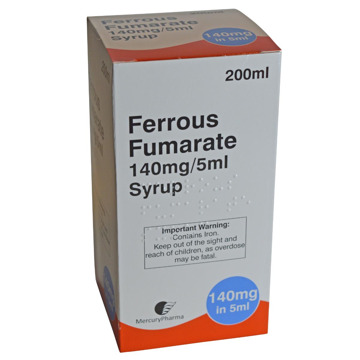 FERROUS FUMARATE SYRUP 140MG/5ML (200ML)