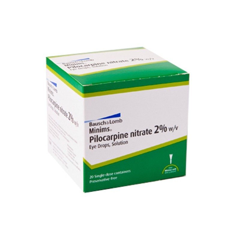 MINIMS PILOCARPINE NIT 2% BP (20)