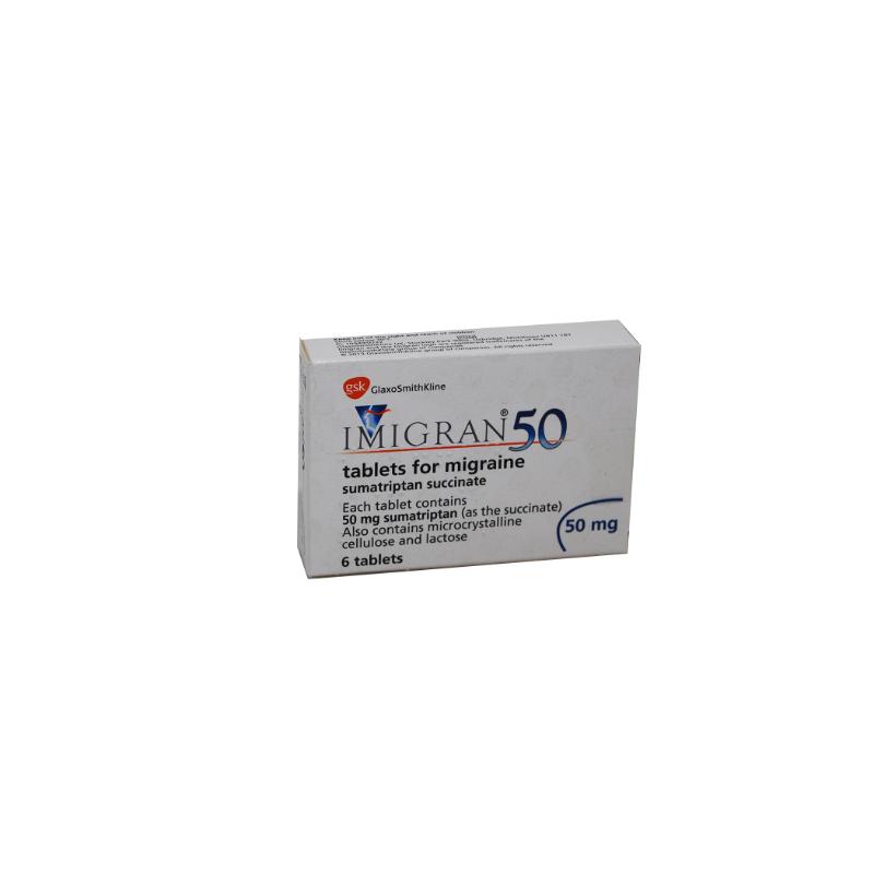 IMIGRAN (sumatriptan) TAB 50mg (6)