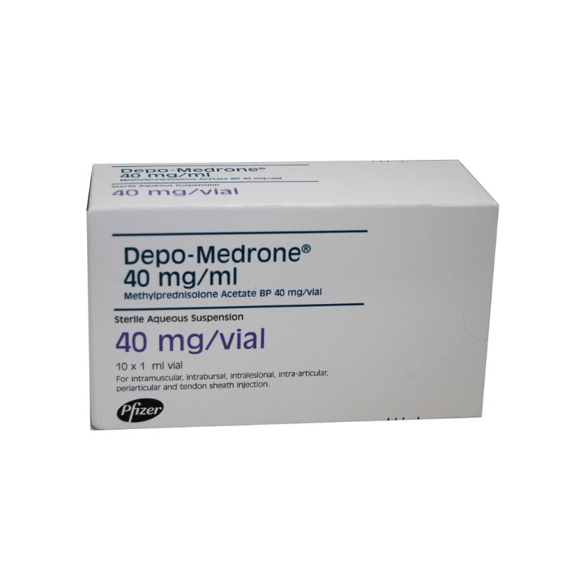 DEPO-MEDRONE (methylprednisolone) 40MG/ML (10X1ML VIALS)