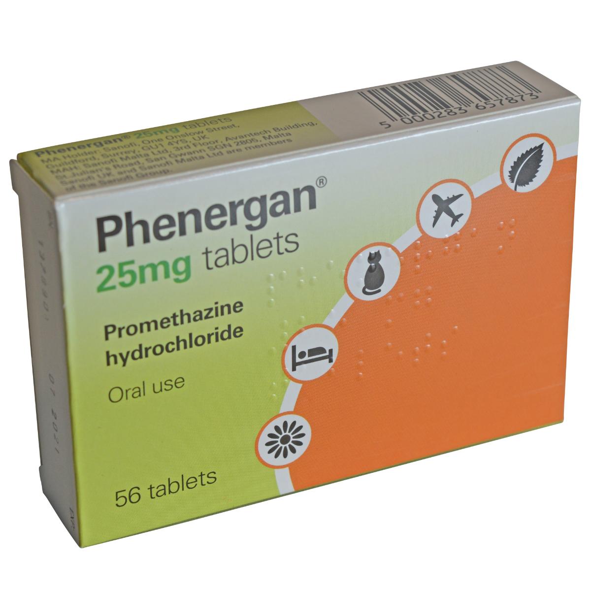 PHENERGAN TAB 25MG (56)