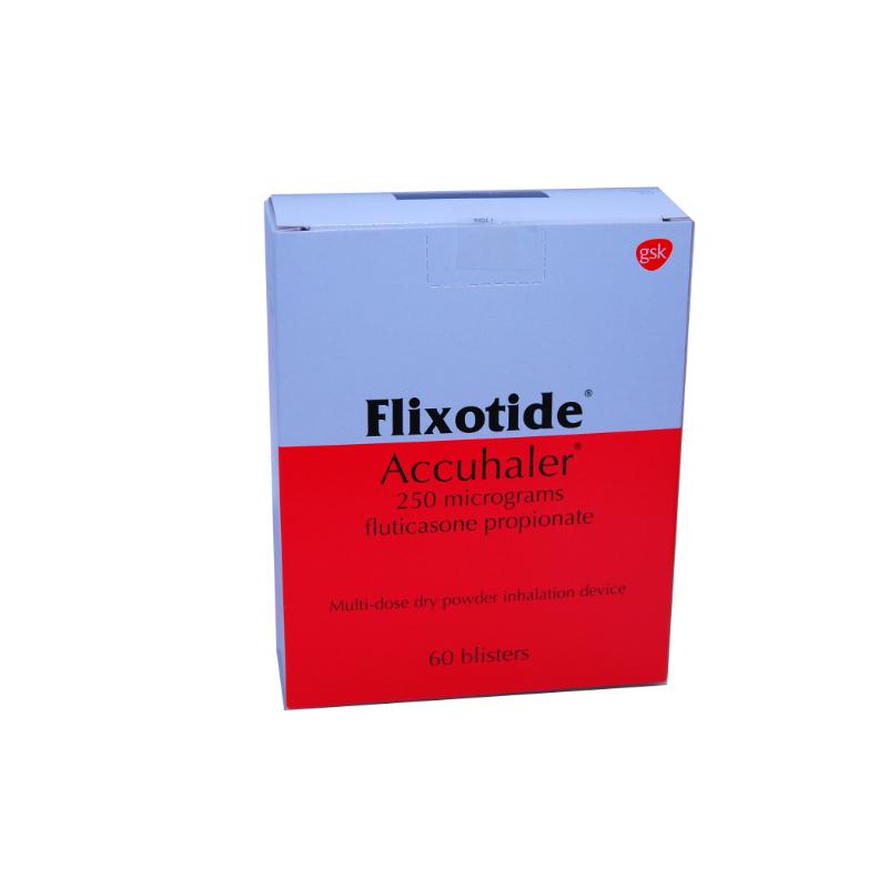 FLIXOTIDE (fluticasone propionate) ACCUHALER 250MCG