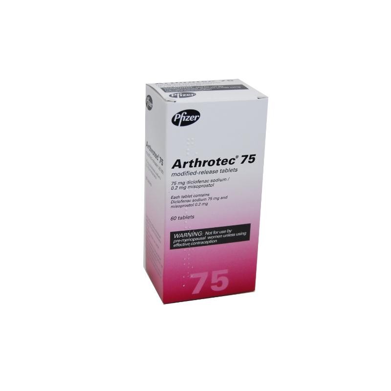 ARTHROTEC (diclofenac 75mg/ misoprostol 200 mcg) 75 TAB (60)