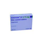 ZIMOVANE LS TAB 3.75MG (28) [SCHEDULE 4 CD]