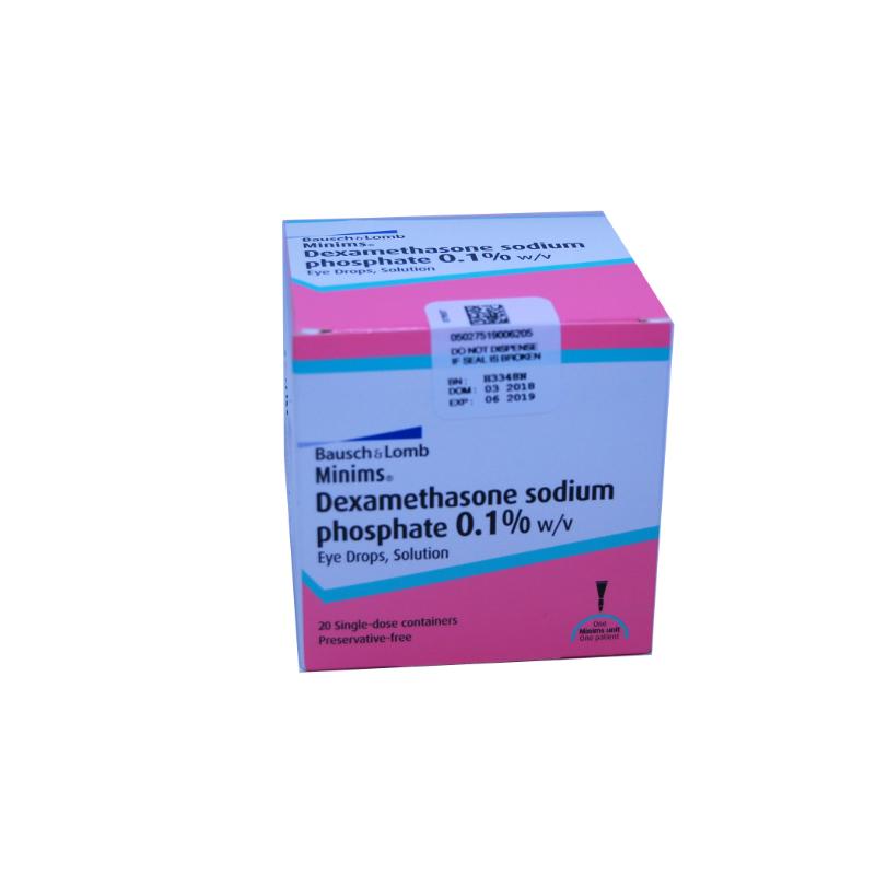 MINIMS DEXAMETHASONE 0.1% (20)