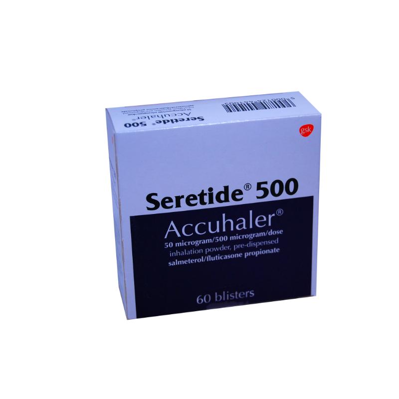 SERETIDE ACCUHALER 500MCG (60 DOSE)