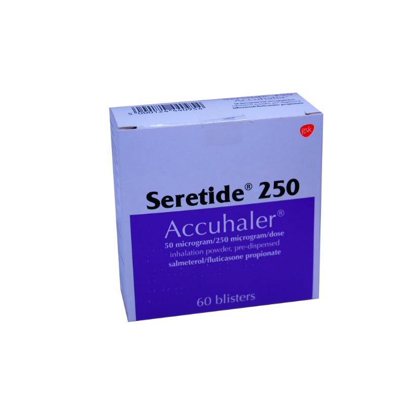 SERETIDE ACCUHALER 250MCG (60 DOSE)