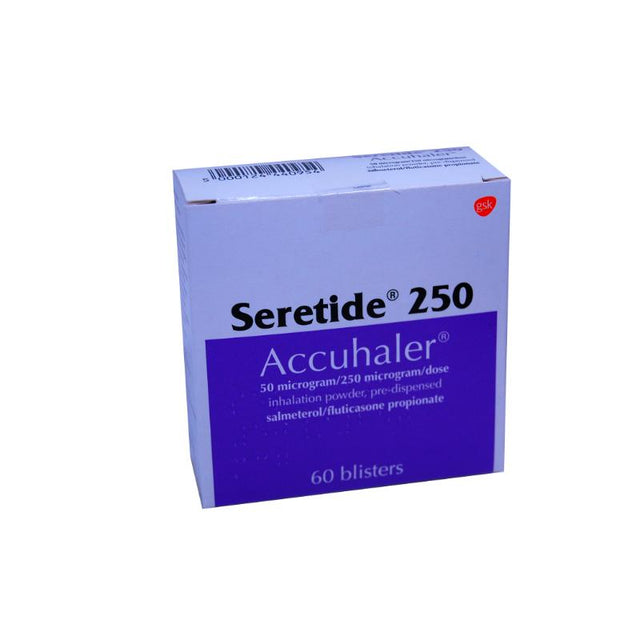 SERETIDE ACCUHALER 250MCG (60 DOSE)