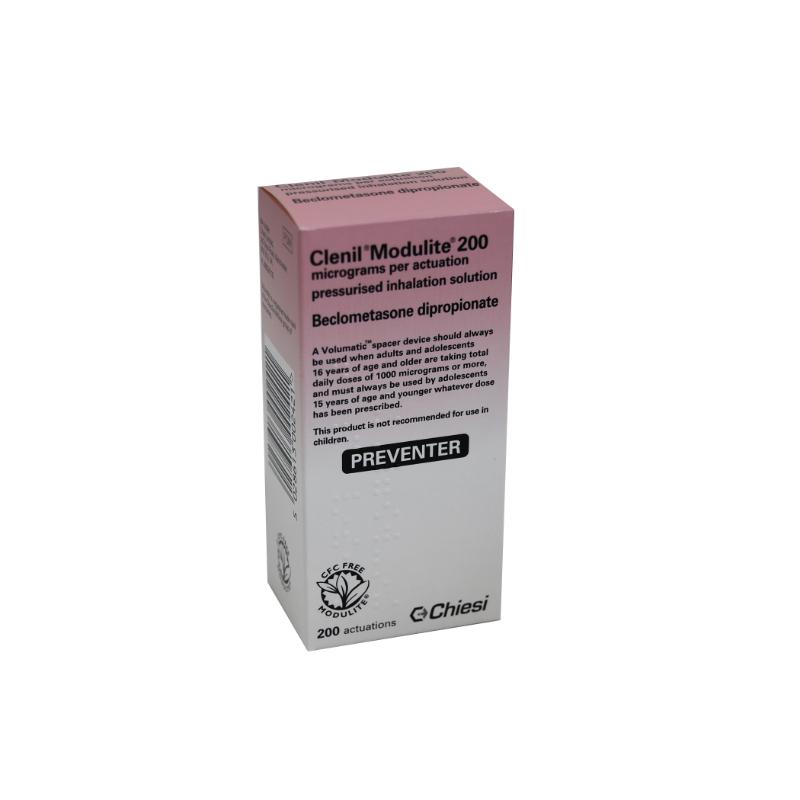 CLENIL (beclometasone) MODULITE CFC FREE INHALER 250MCG