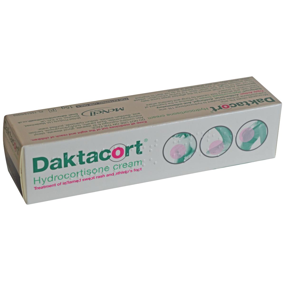 DAKTACORT (hydrocortisone 1% miconazole 2%) HC CREAM (15GM)