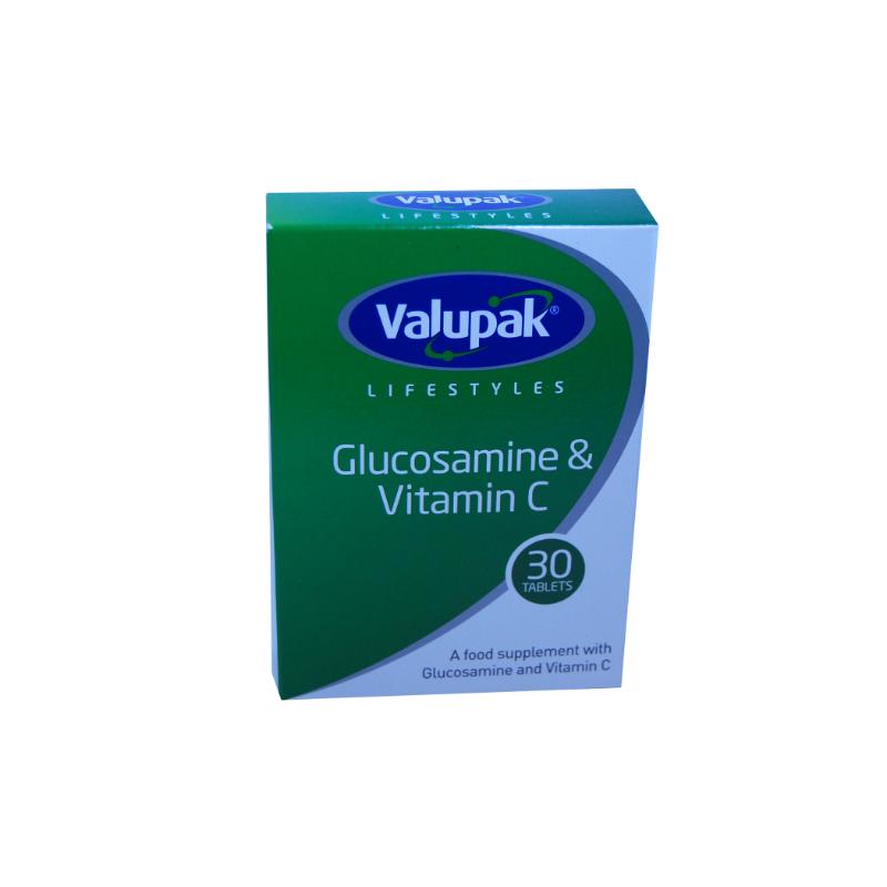 VALUPAK GLUCOSAMINE 1500MG + VIT C (30)