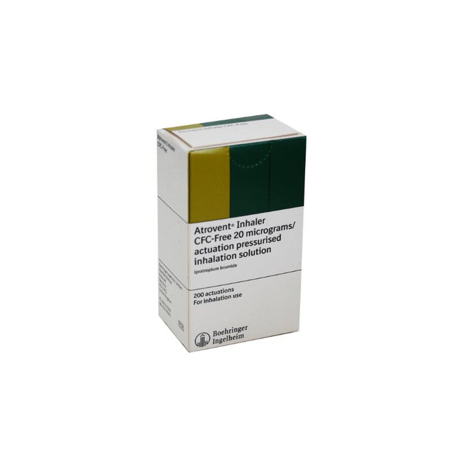 ATROVENT (ipatropium bromide) INHALER CFC FREE 20MCG 200 DOSE