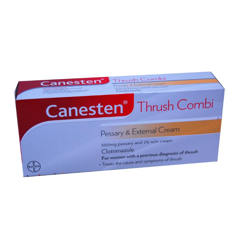 CANESTEN (clotrimazole) COMBI CREAM/PESSARY [GSL PACK]