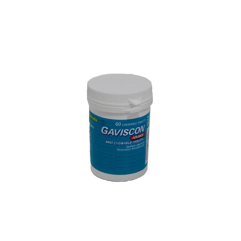 GAVISCON ADVANCE TAB PEPPERMINT (60)