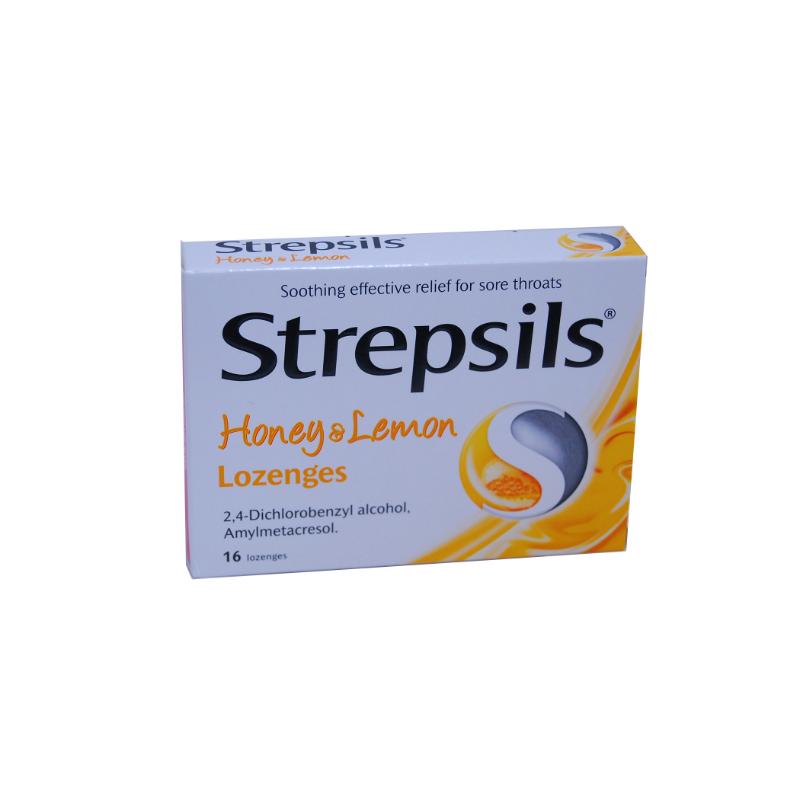 STREPSILS HONEY & LEMON LOZENGES (16)