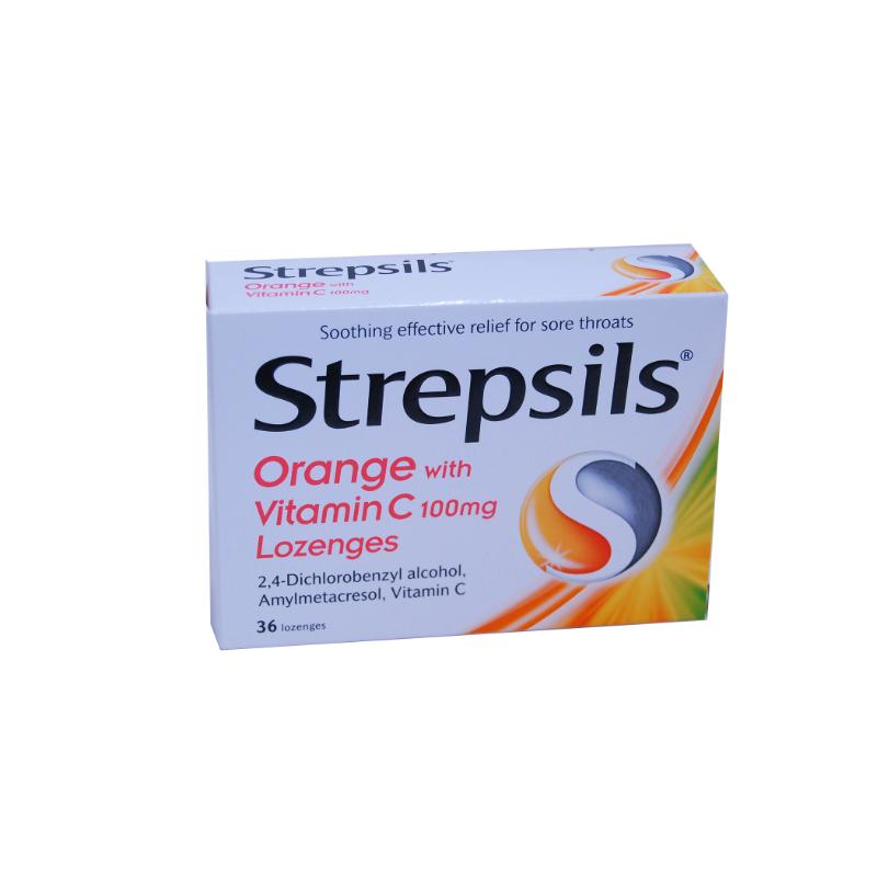 STREPSILS ORANGE & VITAMIN C (36)