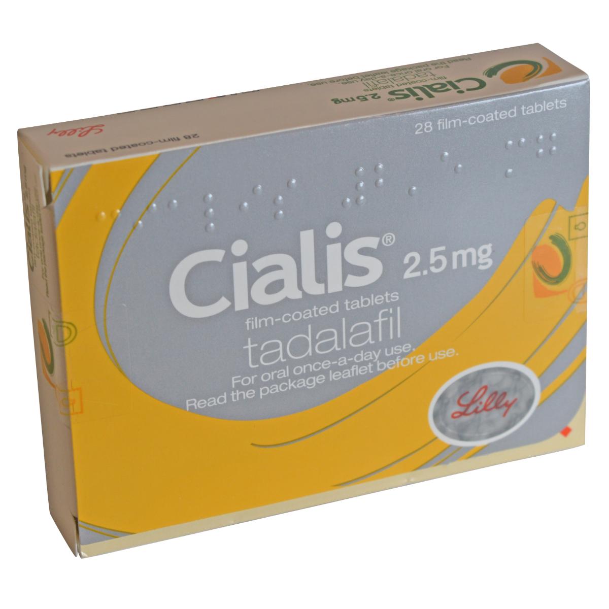 CIALIS (tadalafil) TAB 2.5MG (28)