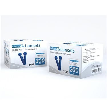 GLUCORX LANCETS 30G (200)