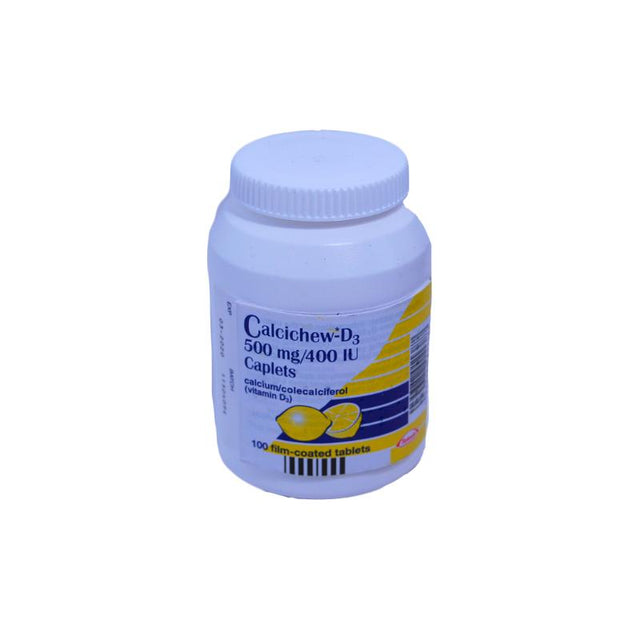 CALCICHEW D3 CAPLET 500MG/400IU (100)