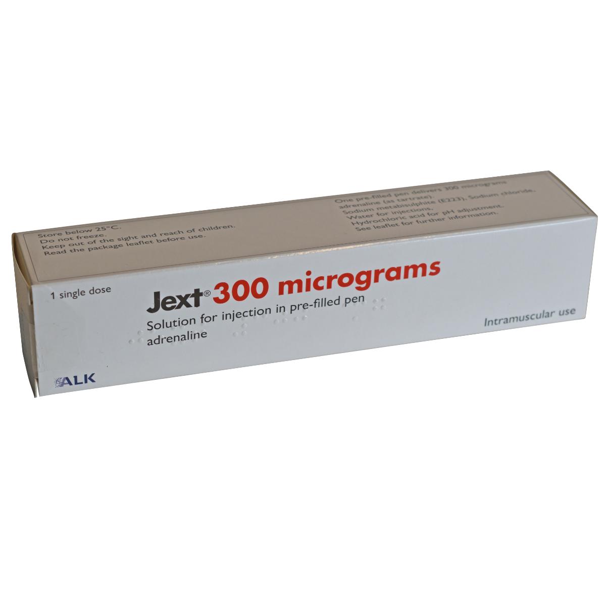 JEXT ADRENALINE AUTO-INJECTOR 300MCG (1)