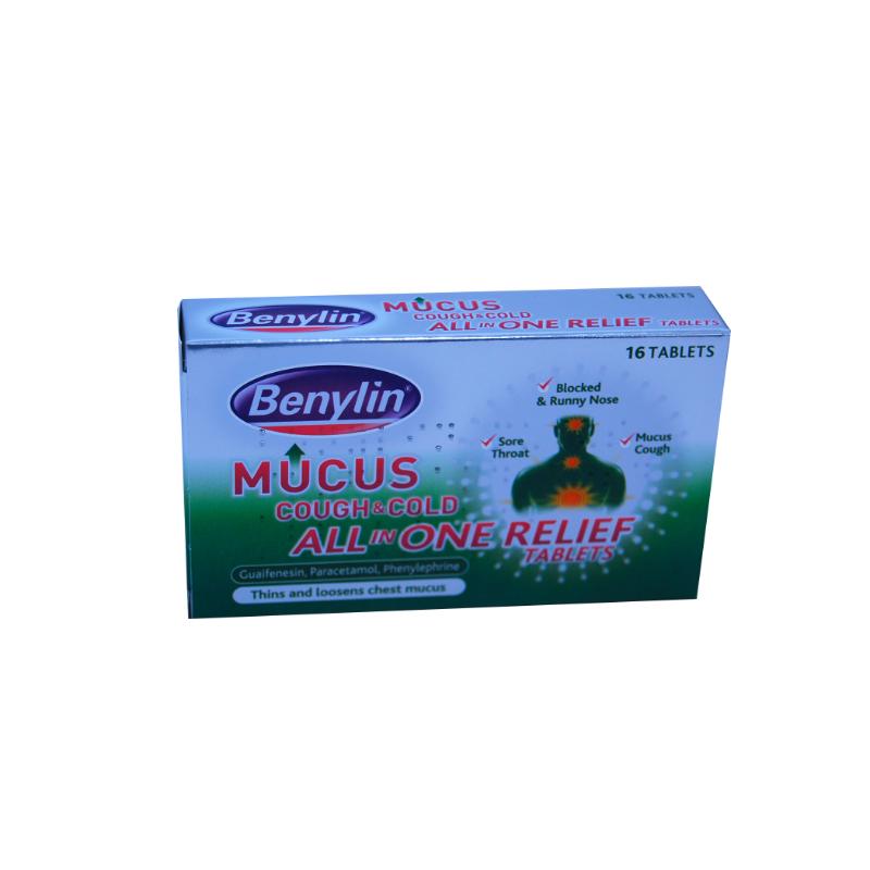 BENYLIN MUCUS COUGH ALL IN ONE TABLETS (16)