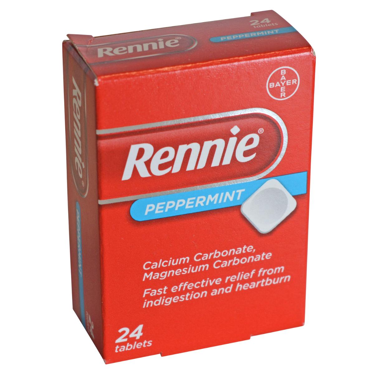 RENNIE DIGESTIF TAB PEPPERMINT (24)