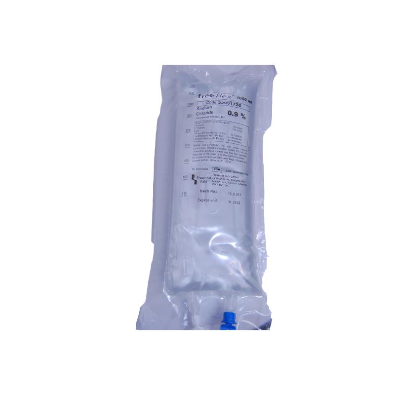 Freeflex Sodium Chloride 0.9% 1 litre (1)