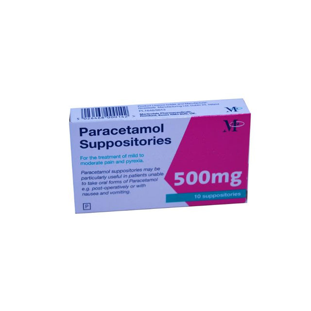 PARACETAMOL SUPPOS 500MG (10)