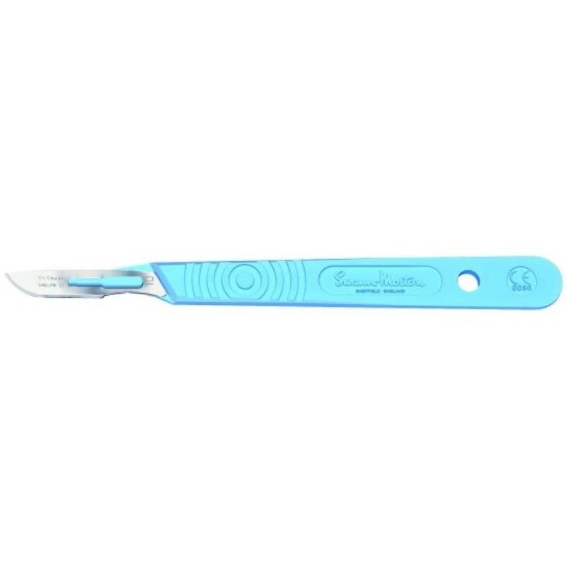Swann Morton Sterile Scalpels with Handle | Disposable | Pack of 10