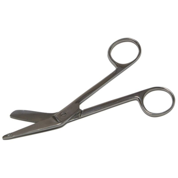 7.5" Lister Bandage Scissors - One Big Ring, Blunt/Blunt Tips, Medical Surgical Grade