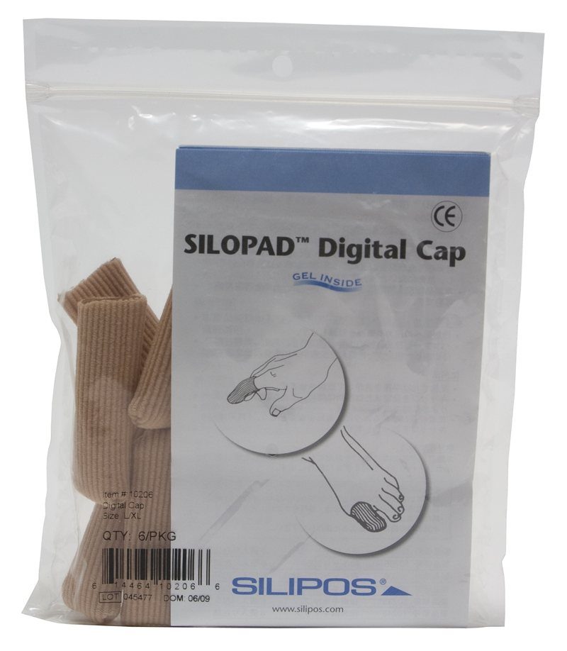 Ribbed Digital Caps – Gel Toe Protection Caps
