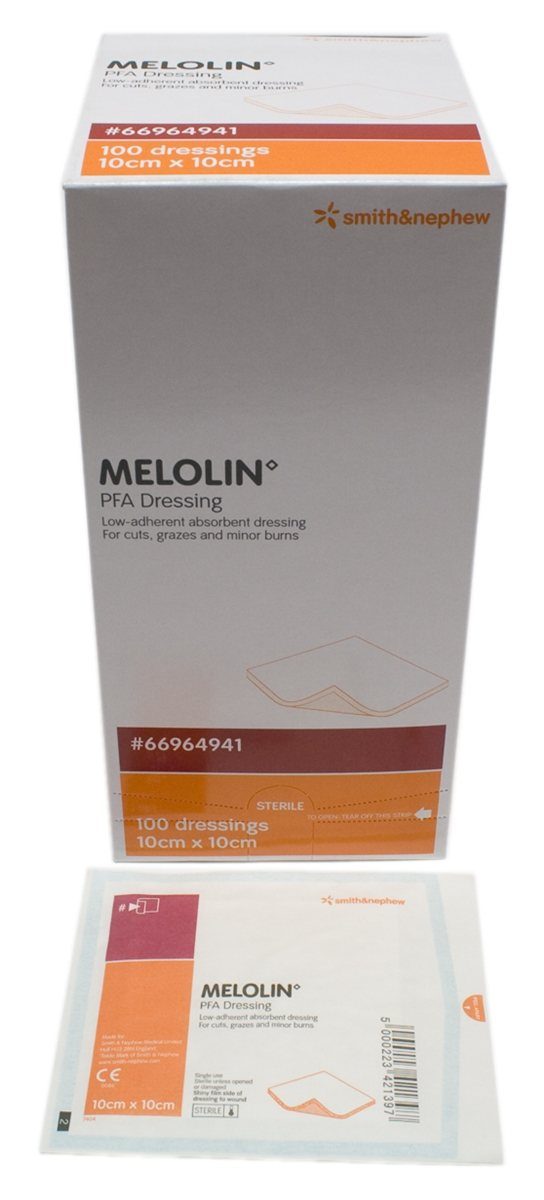 & Melolin Low Adherent Wound Dressing – Absorbent Sterile Dressing Pads