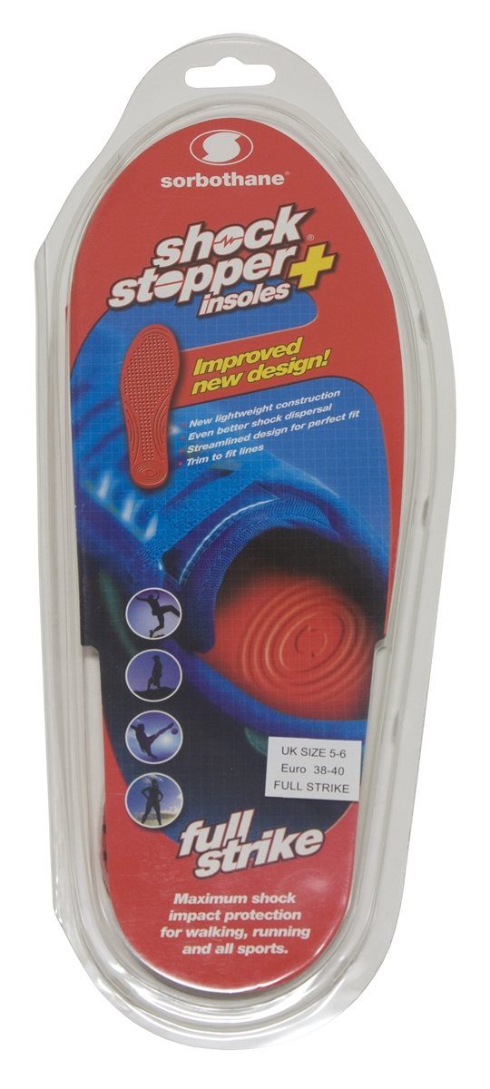 Sorbothane Full Strike Insoles – Shock Absorbing Sports Insoles