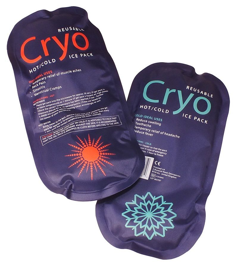 Cryo Reusable Hot & Cold Pack – Gel Ice Pack Injury Therapy