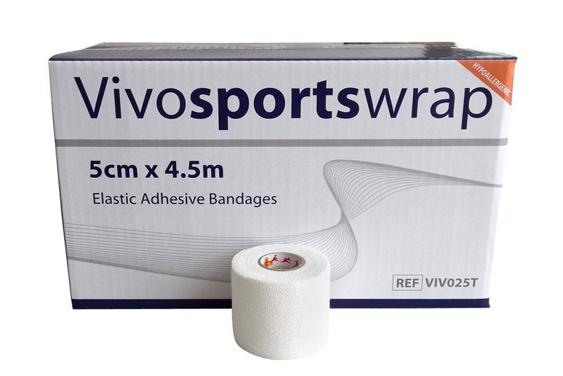 Vivomed Vivo Sports Wrap Elastic Adhesive Bandage