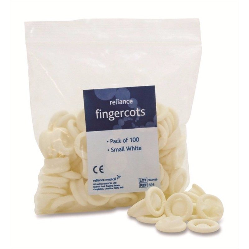 Fingercots – Latex Finger Protectors First Aid & Wound Care