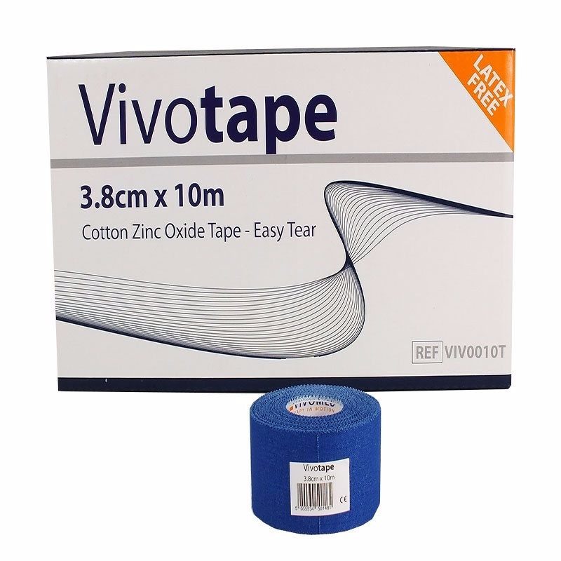 Vivomed Vivotape Zinc Oxide Tape - Coloured Sock Tape - 6 colours available