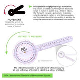 Goniometer 6 or 12 inch