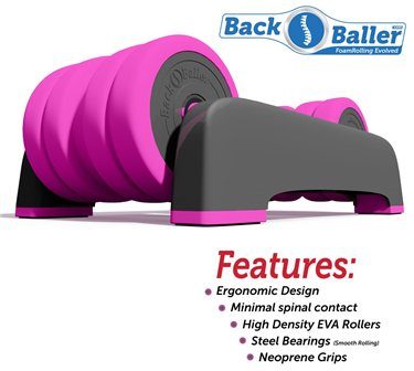 BackBaller Dual mounted foam roller